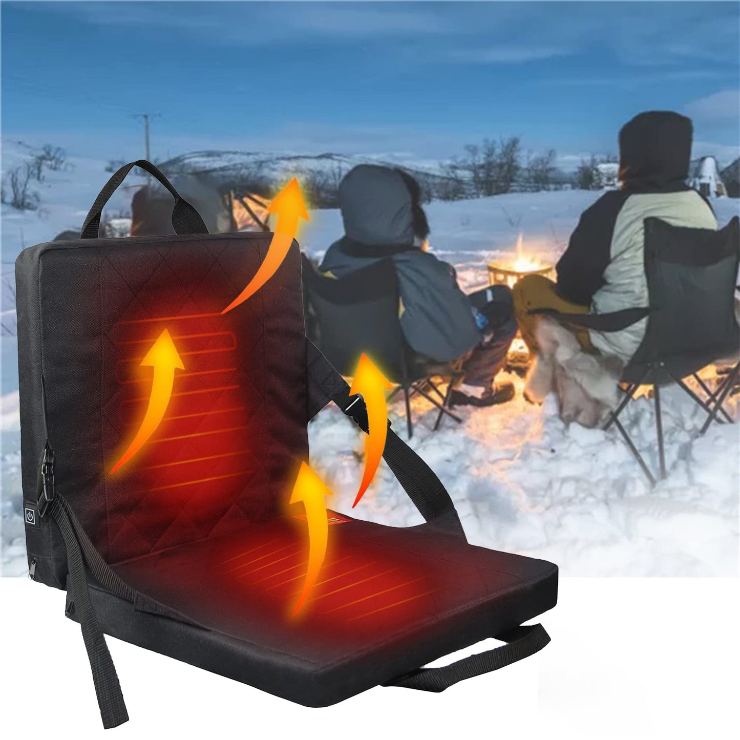 Outdoor Portable Camping Foldable Heated Cushion